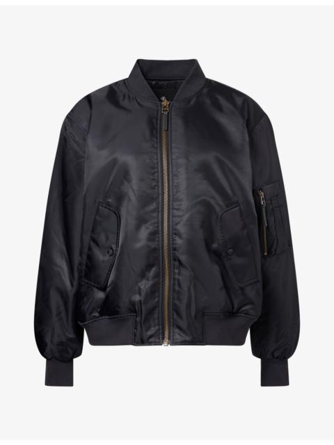 ANINE BING Leon Woven Bomber Jacket