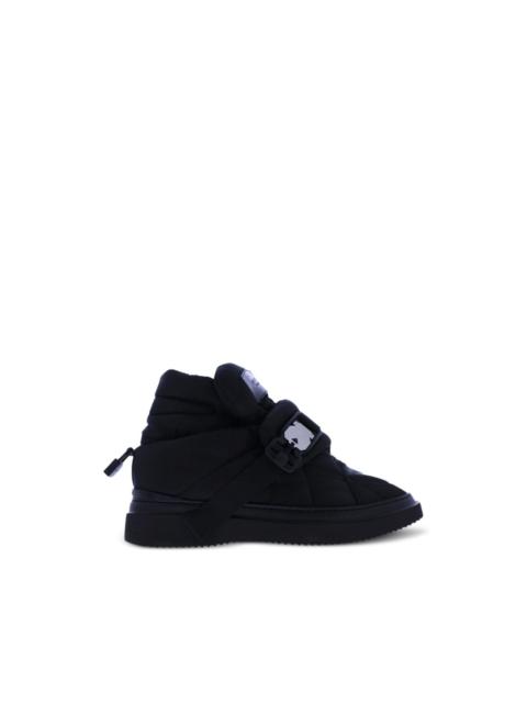 BUSCEMI quilted buckle-fastening sneakers