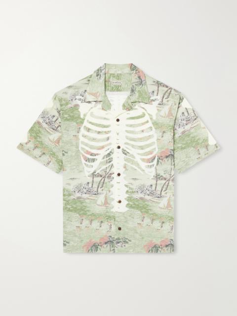 Kapital Aloha Convertible-Collar Printed Woven Shirt