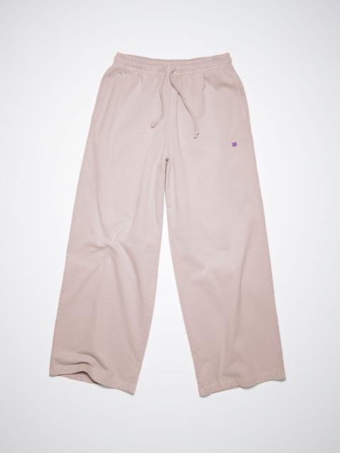 Acne Studios Fleece sweatpants - Dusty beige