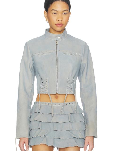 LAMARQUE x REVOLVE Silvina Suede Biker Jacket