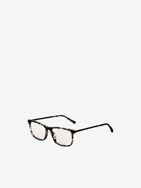 Chopard tortoise-shell rectangle-frame glasses
