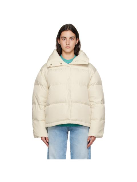 Acne Studios Off-White Quilted Down Jacket