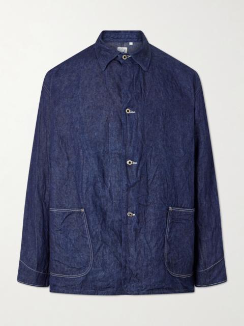 orSlow Linen Denim Jacket
