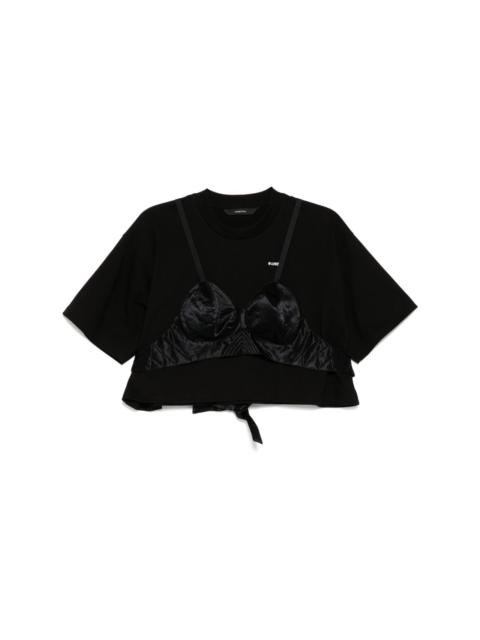 bra point cropped top