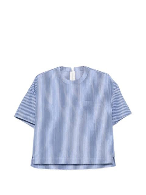 sacai striped shirt