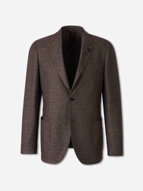 LARDINI BLAZER STRAIGHT CHECKERED