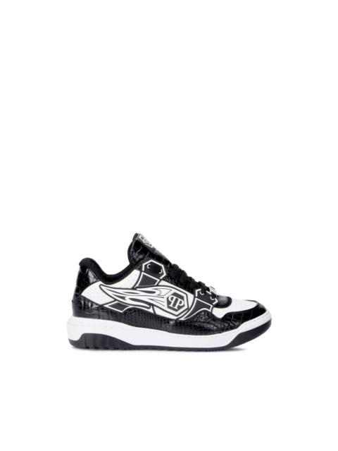 PHILIPP PLEIN logo-detail lace-up sneakers