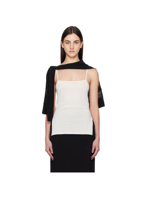 LA COLLECTION Off-White Harlow Tank Top