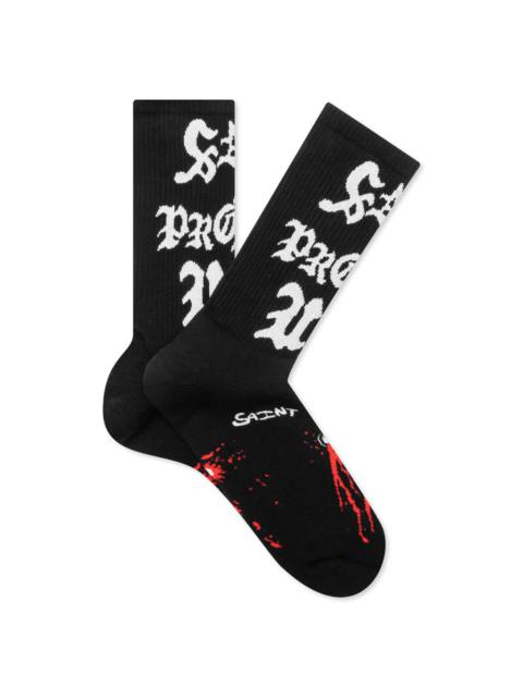 SAINT PROTECT SOCKS - BLACK