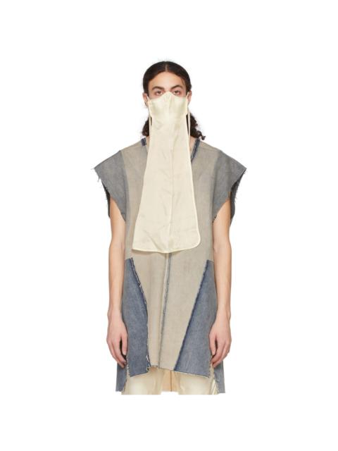 Rick Owens Off-White Long Face Mask