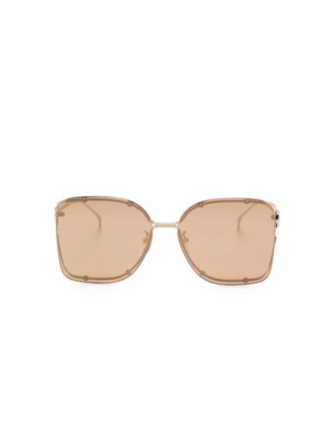 GUCCI oversize-frame sunglasses