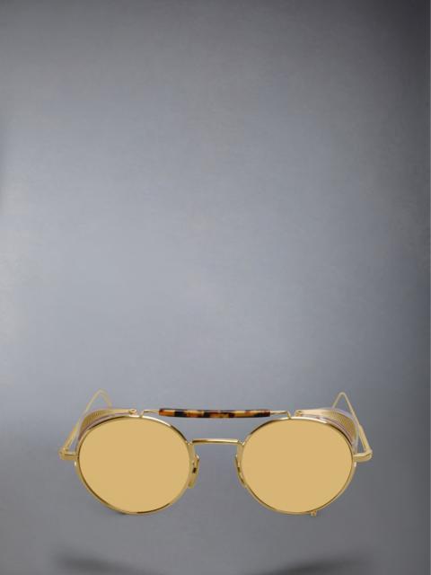 Thom Browne Limited Edition Acetate and Titanium Round Sunglasses
