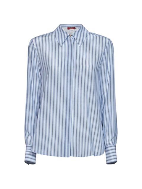 Max Mara striped silk shirt