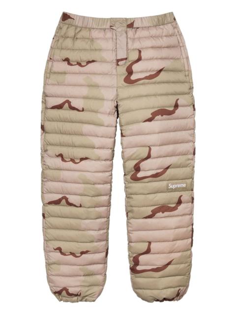 Supreme Micro Down camouflage-print trousers