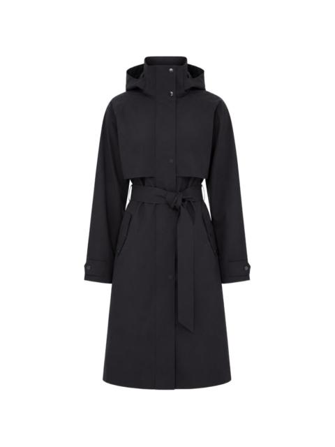 THE UPSIDE James belted hooded coat