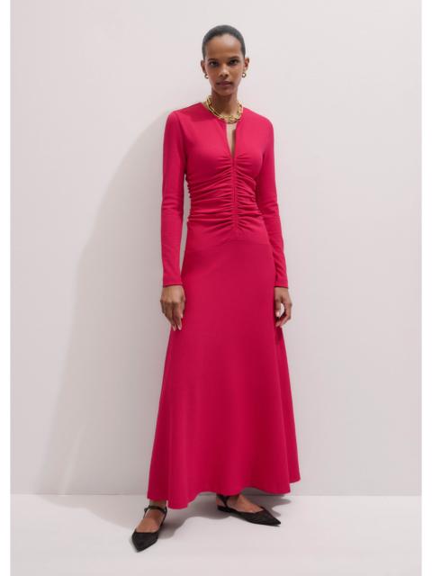 ME+EM Ruched Maxi Dress