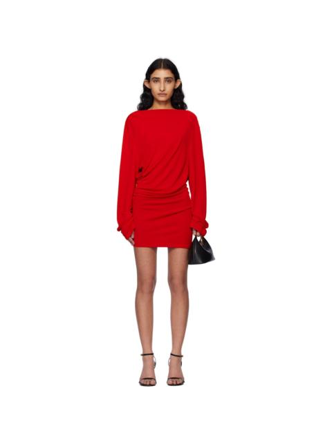 JACQUEMUS Red La Croisière 'The Croisière' Minidress