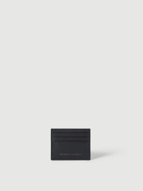 Brunello Cucinelli Grained calfskin card case
