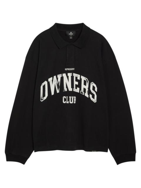 REPRESENT Represent Owners Printed Cotton Rugby top