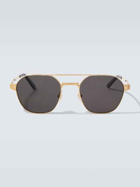 Cartier Santos De Cartier aviator sunglasses