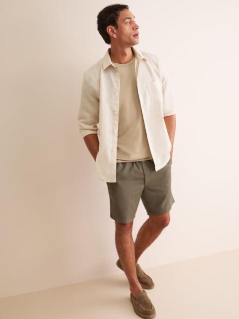 Derek Rose Barny Cotton T-Shirt Taupe