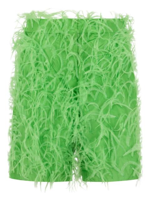 Valentino feather shorts
