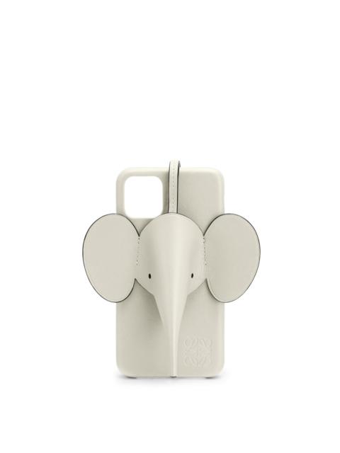 Loewe Elephant cover for iPhone 11 in pearlized calfskin