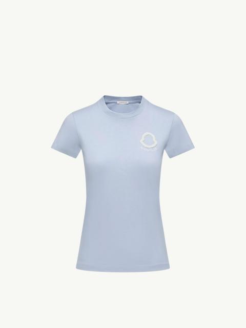 Moncler Embroidered Logo Cotton T-Shirt