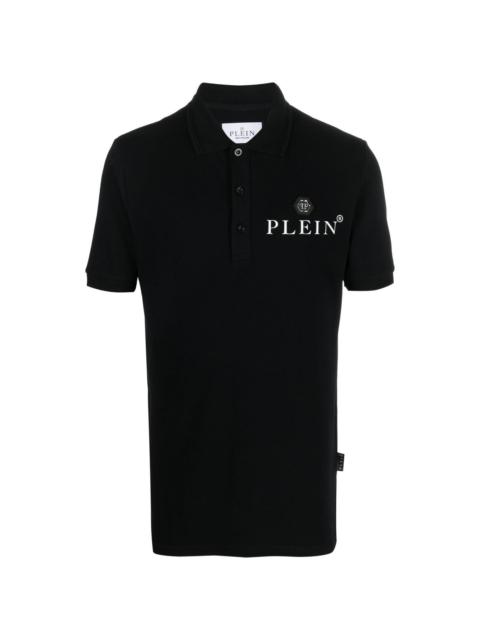 PHILIPP PLEIN logo-plaque polo shirt