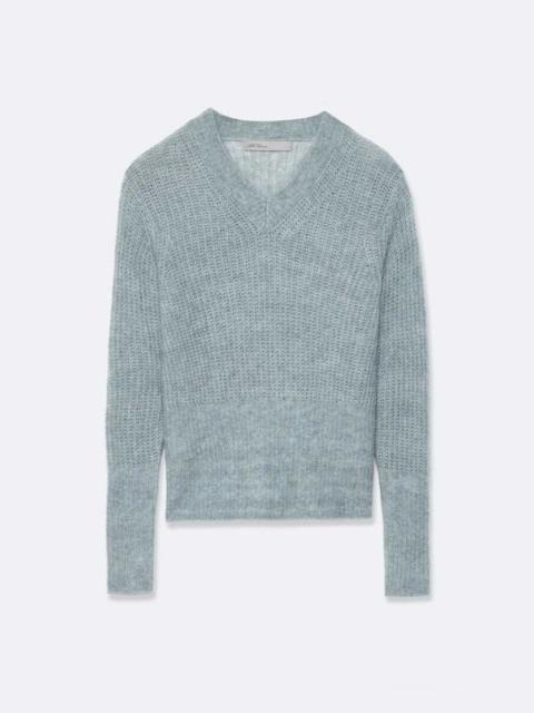 ALLSAINTS MABEL ALPACA-BLEND V-NECK SWEATER