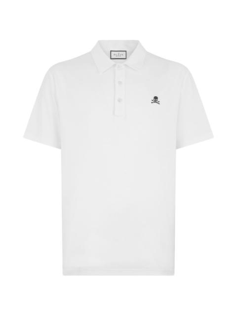 PHILIPP PLEIN white polo shirt