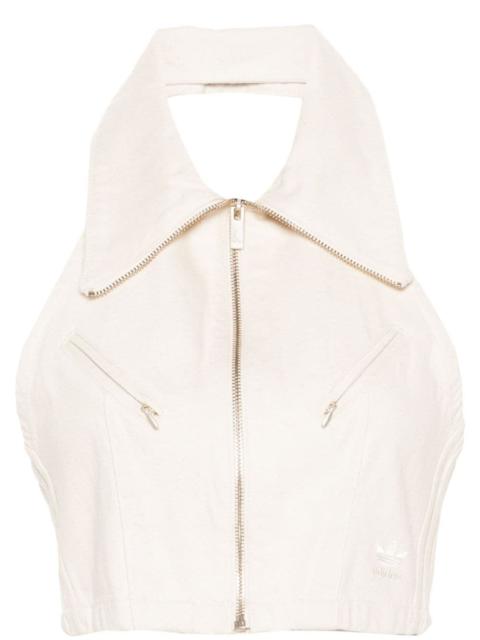 adidas Montreal cropped denim vest
