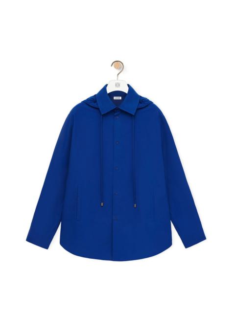 Loewe Hooded overshirt in cotton