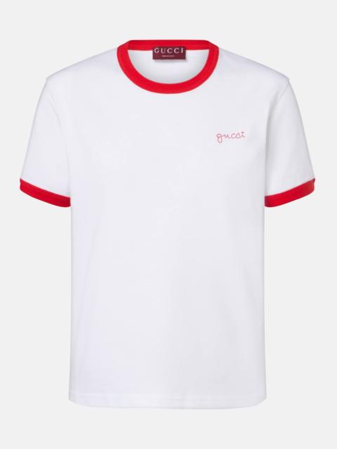 GUCCI Logo cotton T-shirt