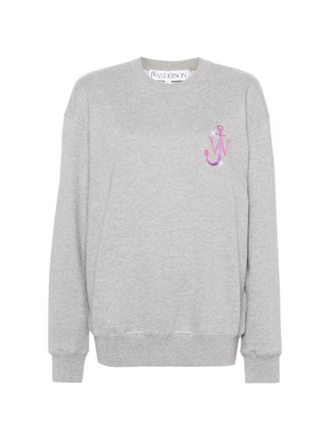 JW Anderson embroidered-logo cotton sweatshirt