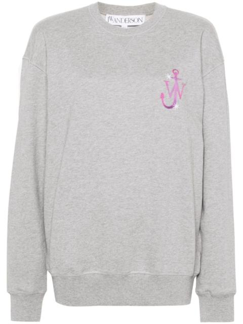 JW Anderson embroidered-logo cotton sweatshirt