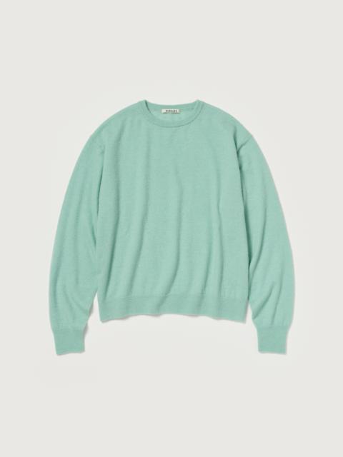 AURALEE HIGH GAUGE SOFT CASHMERE KNIT P/O
