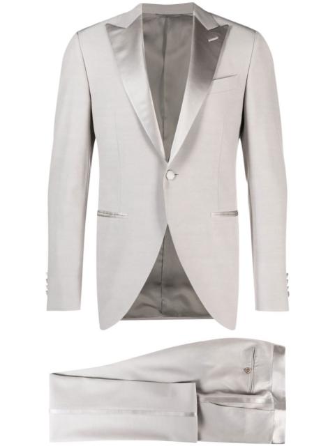 Canali silk-lapel single-breasted dinner suit