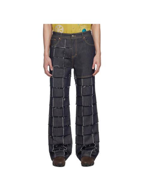 Andersson Bell Indigo New Patchwork Jeans