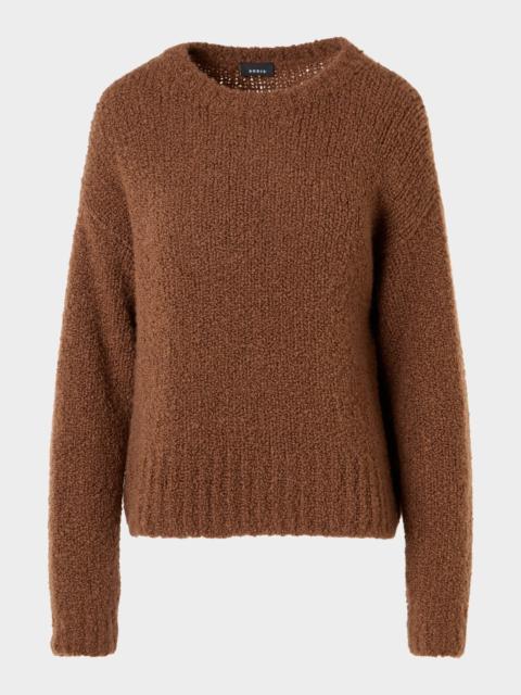 AKRIS Cashmere-Silk Boucle Knit Sweater