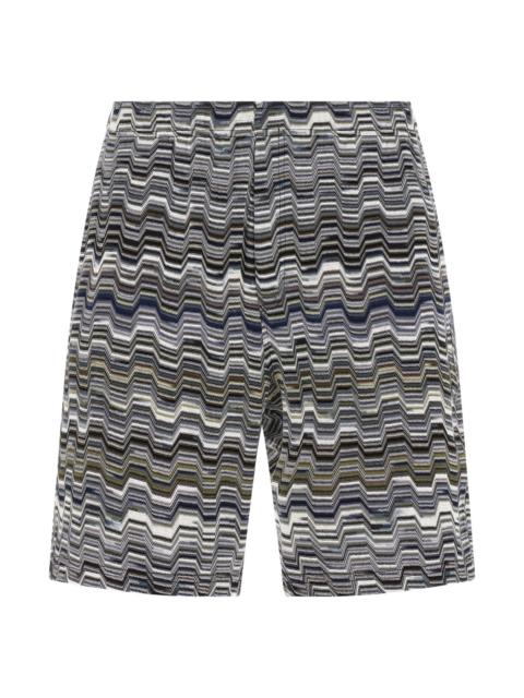 Missoni Irregular Zigzag Bermuda Shorts