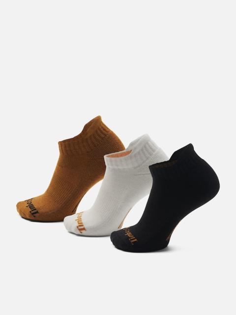 Timberland Newmarket 3-Pack Half Cushion No-Show Sock