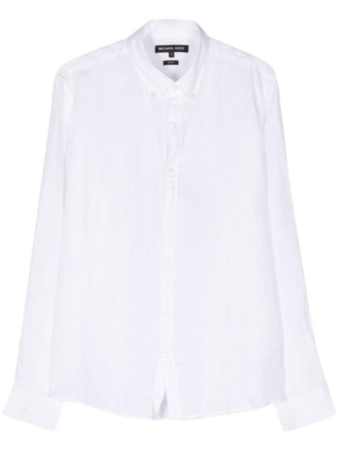 MICHAEL KORS long-sleeve linen shirt