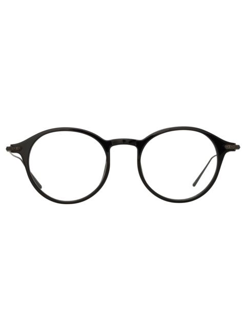 ARRIS OVAL OPTICAL FRAME IN MATT NICKEL