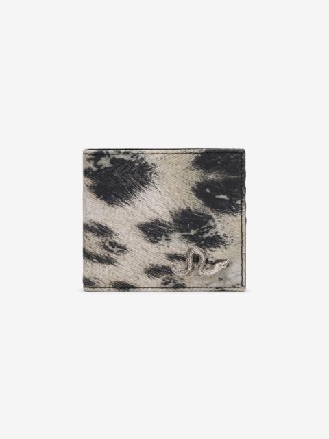 Roberto Cavalli Wallet with Jaguar Print