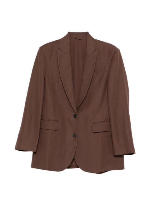 Brunello Cucinelli button single-breasted blazer