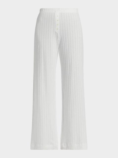 LESET CLONE Boxer Rib-Knit Pants