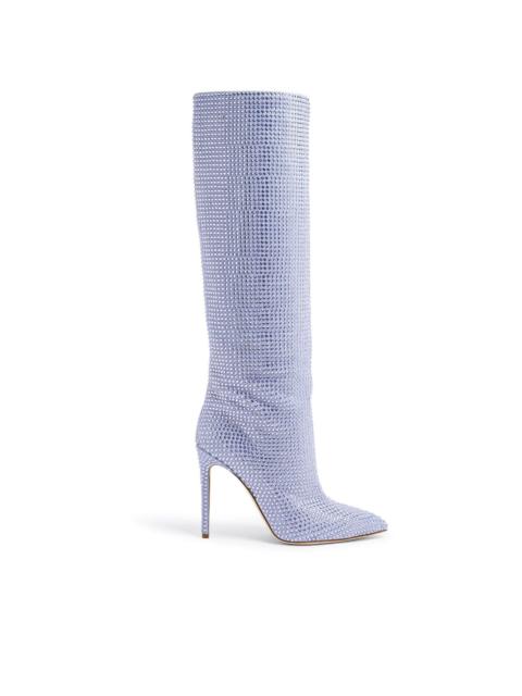 PARIS TEXAS Holly crystal-embellished 105mm knee boots
