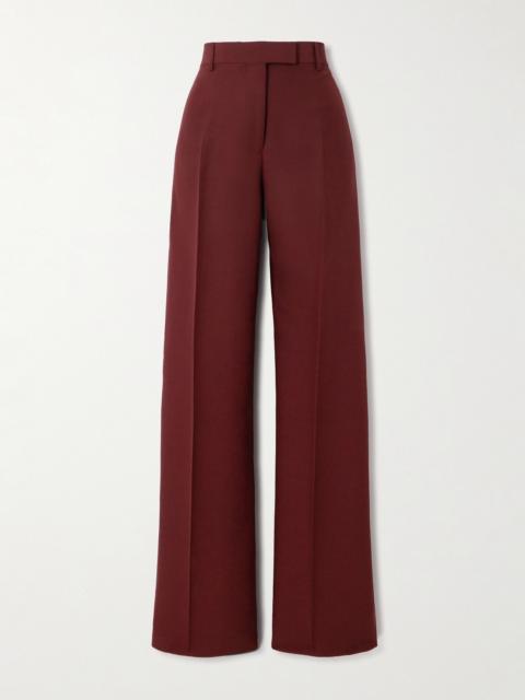 FERRAGAMO Straight-leg Faille Pants